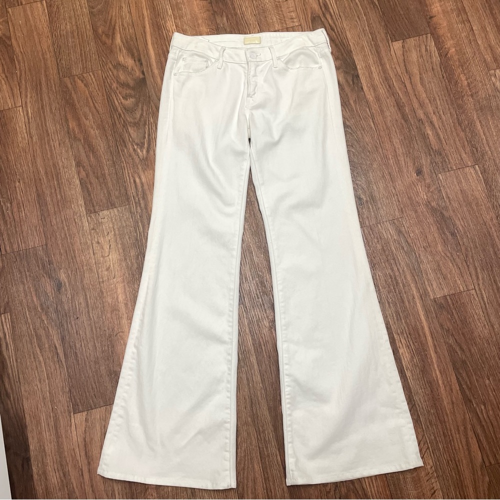 MOTHER THE WILDER JEANS size 28 bootcut white, EUC